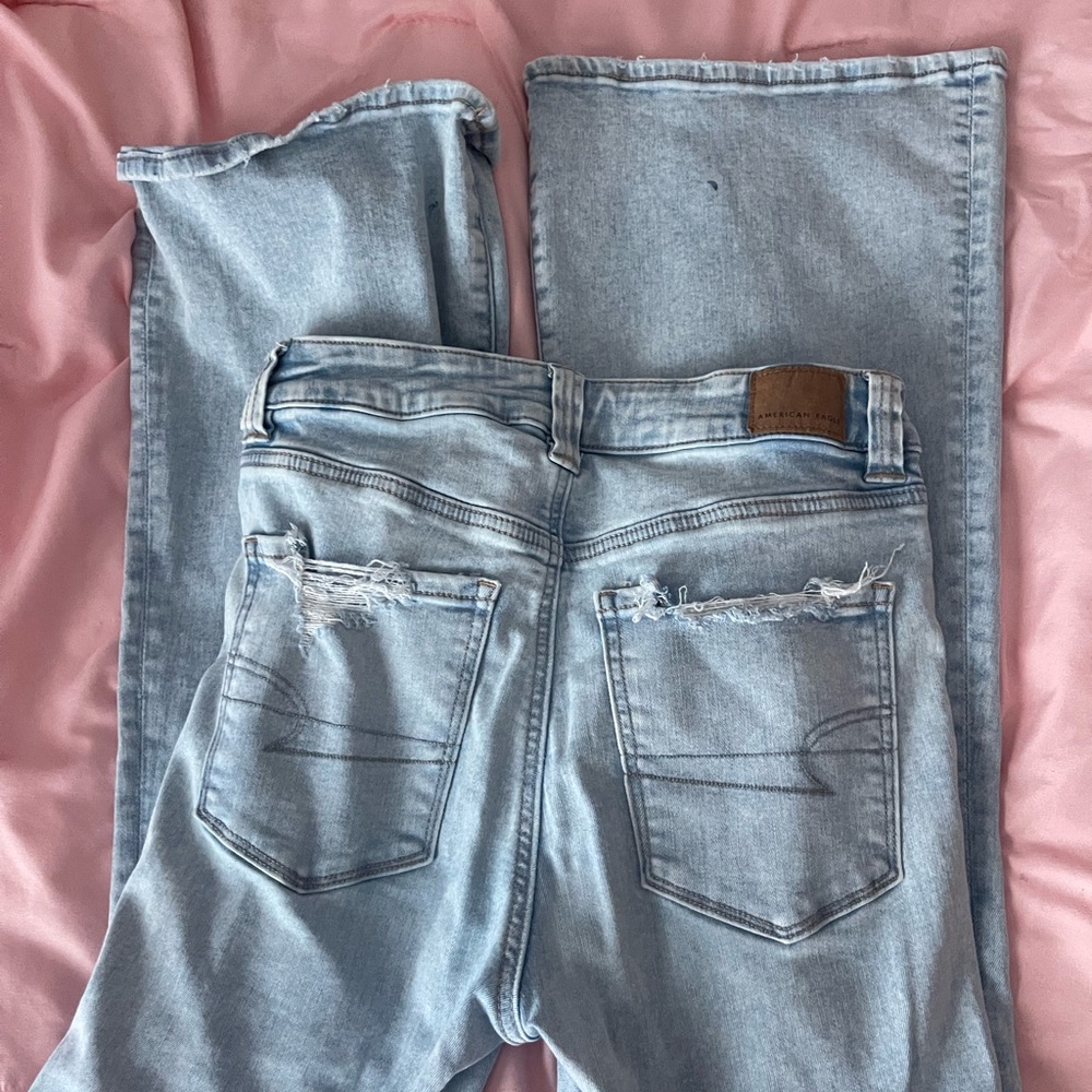 American Eagle Outfitters Blue Straight Leg Jeans